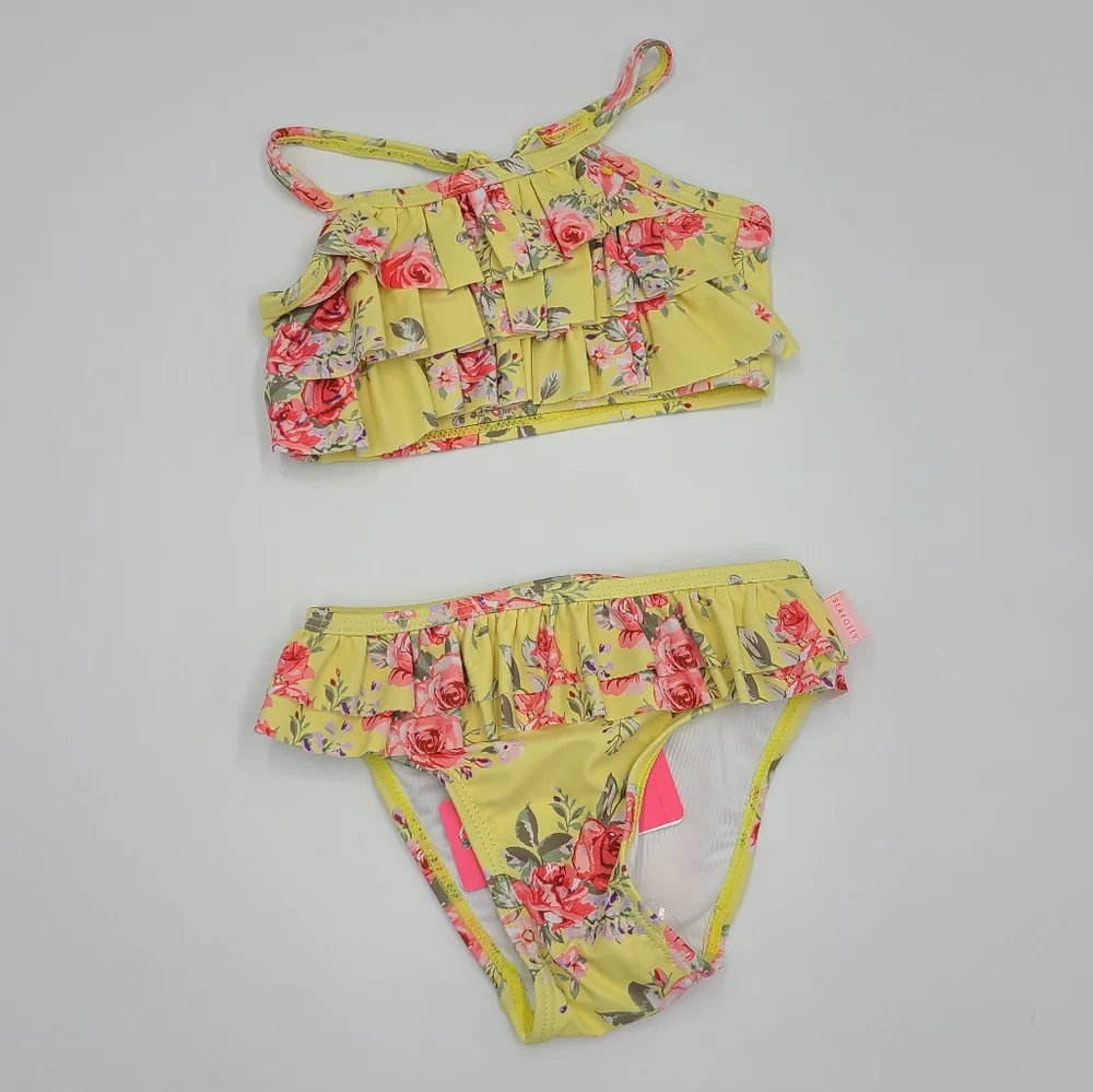 NEW Seafolly Paradise Garden Ruffle bikini set size 12-18 months